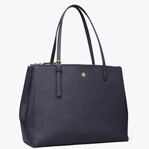 TORY BURCH EMERSON LARGE DOUBLE ZIP TOTE